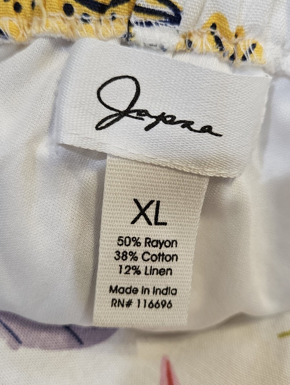 NWT | Japna Sun & Coastal Italy Print Maxi Linen Blen Dress | XL - Picture 6 of 8